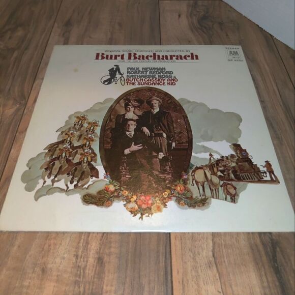 Burt Bacharach Butch Cassidy and the Sundance Kid Original Score LP A&M Stereo. - Picture 1 of 4